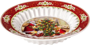 Villeroy & Boch Toy's Fantasy mísa, Santa rozdává dárky, Ø 25 cm