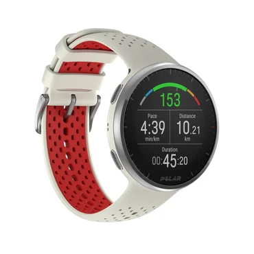 Polar Pokročilé běžecké hodinky Pacer Pro, velikost S-L, bílo-červená