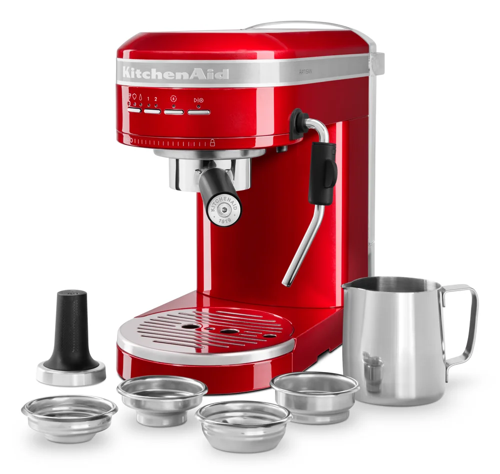 Automatický kávovar Artisan 5KES6503 červená metalíza