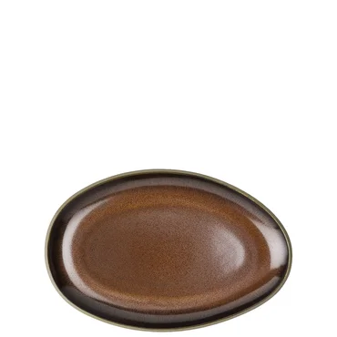 Rosenthal Servírovací talíř Junto Bronze oválný, Ø 25 cm