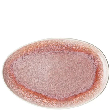 Rosenthal Servírovací talíř Junto Rose Quartz oválný, Ø 33 cm