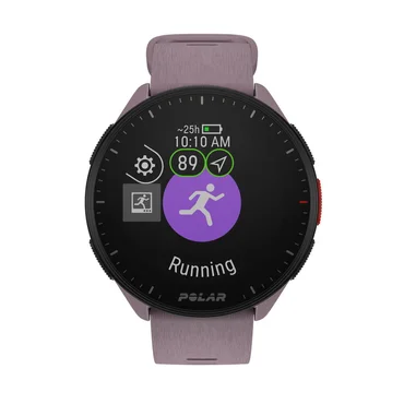 Polar Běžecké hodinky Pacer s GPS, velikost S-L, světle šeříková