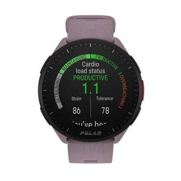 Polar Běžecké hodinky Pacer s GPS, velikost S-L, světle šeříková