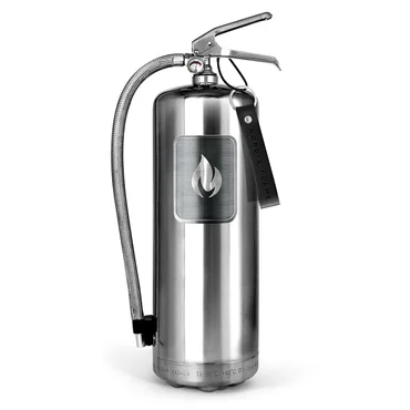 Nordic Flame Hasicí přístroj, práškový, 6 kg, nerezová ocel