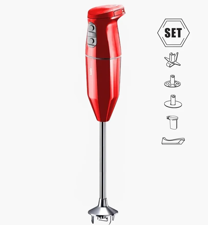 Bezdrátový tyčový mixér Cordless PRO, červená