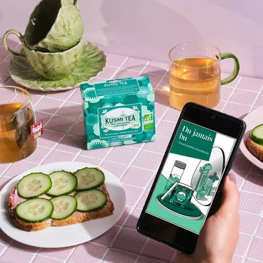 Kusmi Tea Zelený čaj s okurkou a mátou Bio