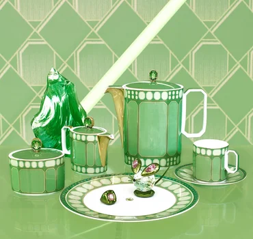 Rosenthal Servírovací talíř Swarovski Signum Fern, Ø 33 cm