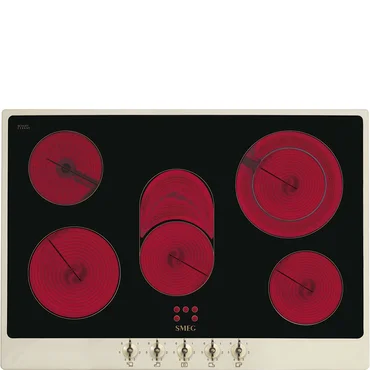 Smeg Sklokeramická varná deska řady Coloniale, 70/75 cm, P875
