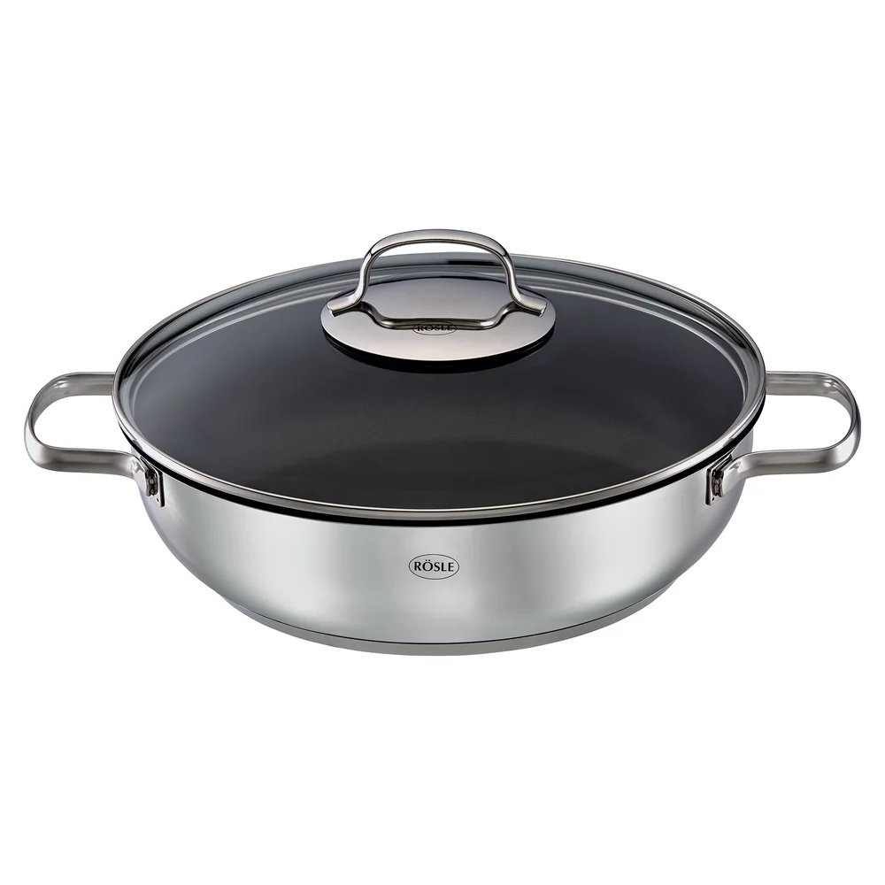 Nepřilnavá servírovací pánev s poklicí Elegance, Ø 28 / 4 l