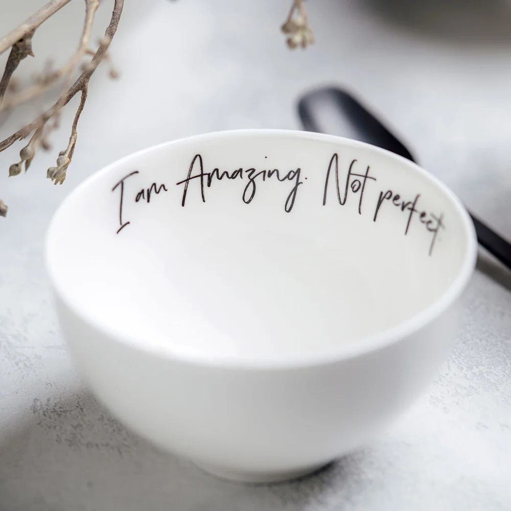 Miska Statement "Amazing not perfect", Ø 13,8 cm