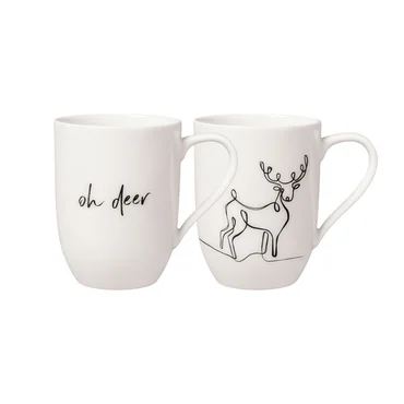 Villeroy & Boch Sada dvou hrnků Statement XMAS sob, 0,34 l