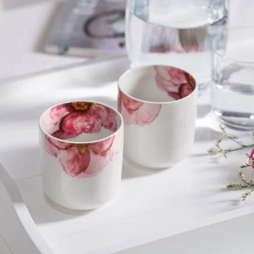 Villeroy & Boch Sada dvou hrnků bez ouška Rose Garden, 0,29 l