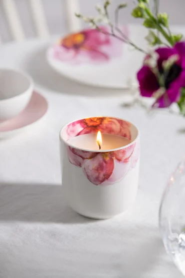 Villeroy & Boch Vonná svíčka Rose Garden Home, s vůní Velvet Rose, 280 ml
