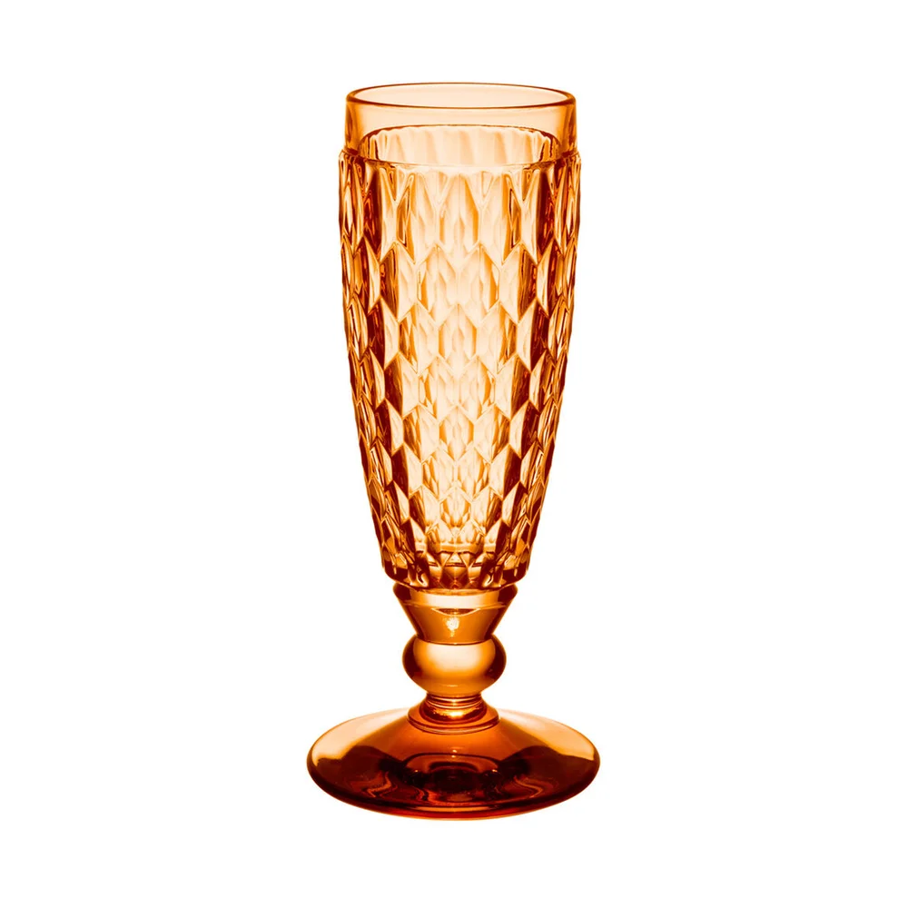 Sklenice na šampaňské Boston Coloured Apricot, 145 ml