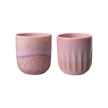 Villeroy & Boch Sada dvou hrnků bez ouška Perlemor Coral, 350 ml