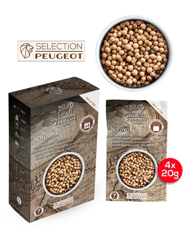Peugeot Bílý pepř Sarawak, 4 x 20 g