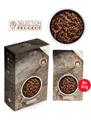 Peugeot Černý divoký pepř Timut, 4 x 10 g