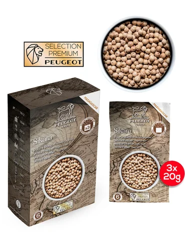 Peugeot Bílý pepř Sikara Premium, 3 x 20 g