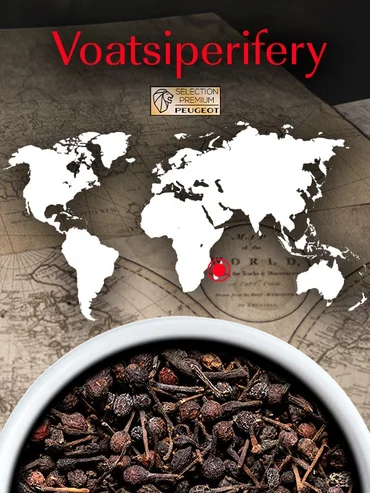 Peugeot Divoký černý pepř Voatsiperifery Premium, 3 x 20 g