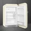 Lednice + mrazicí box 50´s Retro Style, FAB10, pravostranné otvírání, pastelově zelená
