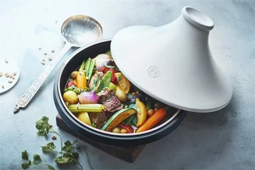 Emile Henry Keramická tajine na indukci Delight, Ø 26 cm, břidlicová