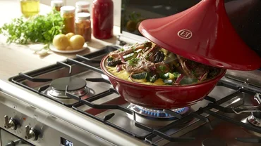 Emile Henry Keramický hrnec tajine Flame, Ø 27 cm