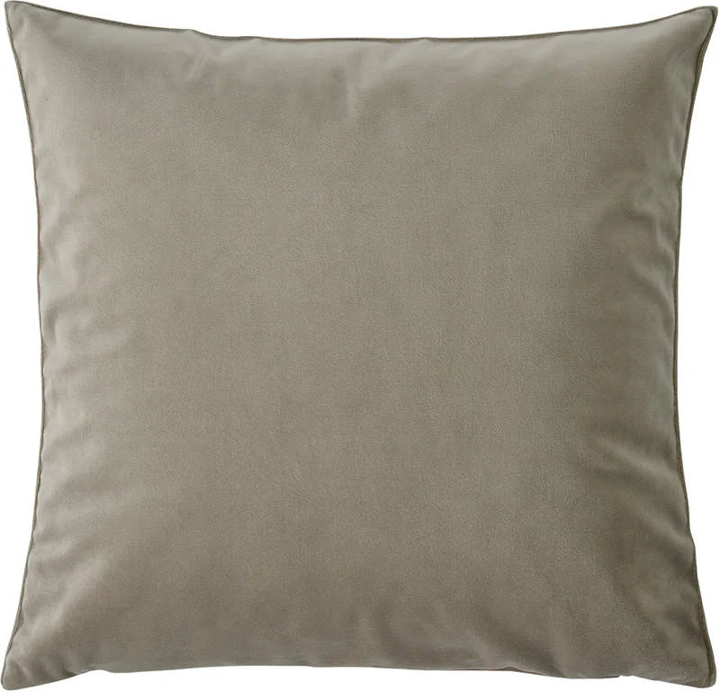Sametový povlak na polštář Prince, 40 x 40 cm, taupe
