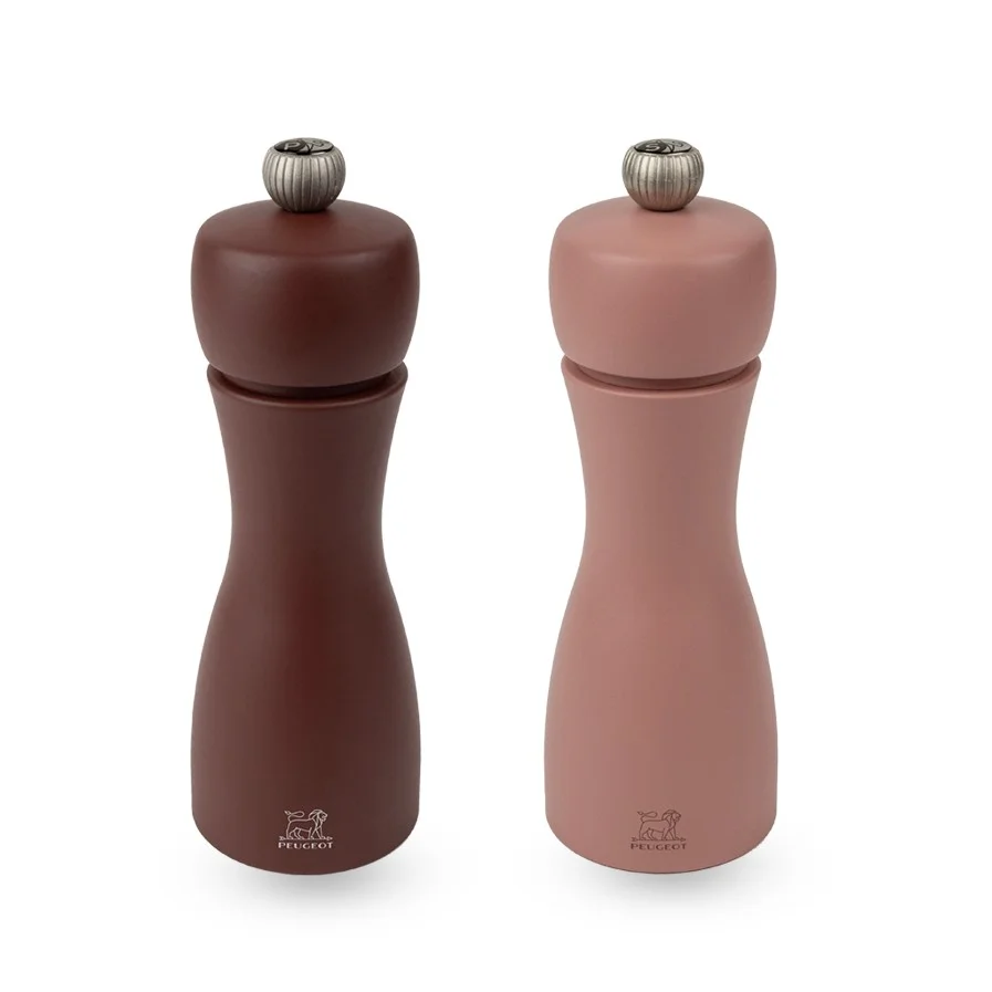 Sada mlýnků na sůl a pepř Tahiti, 15 cm, hnědá