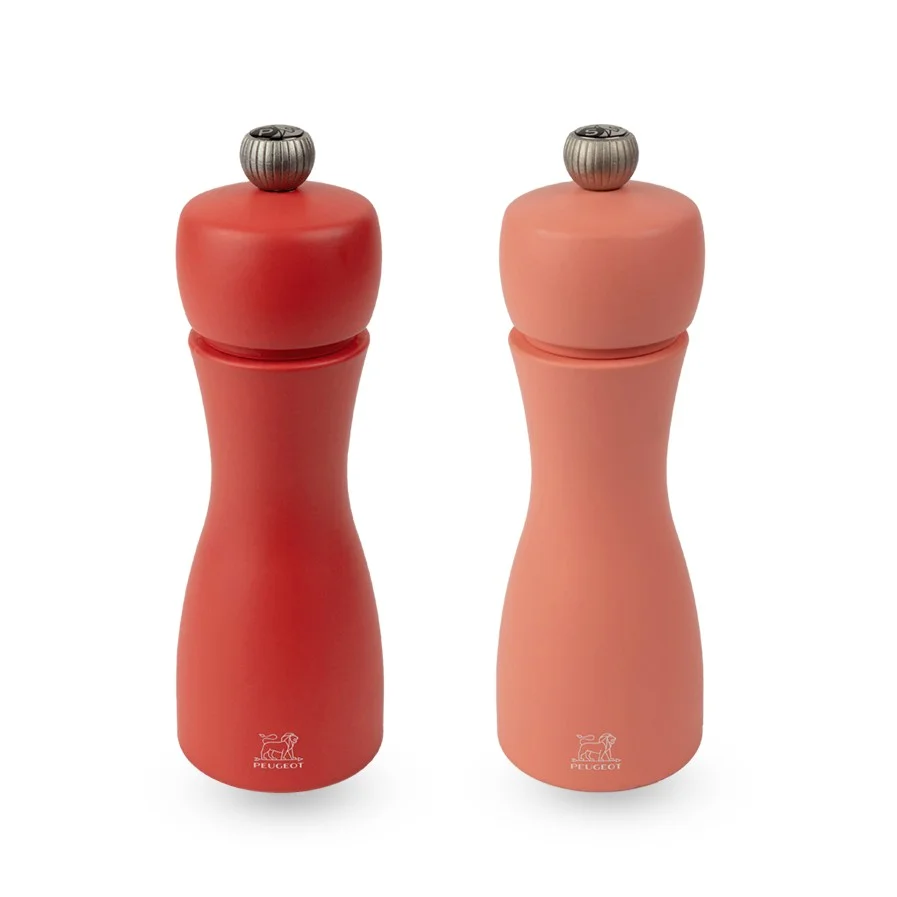 Sada mlýnků na sůl a pepř Tahiti, 15 cm, červená