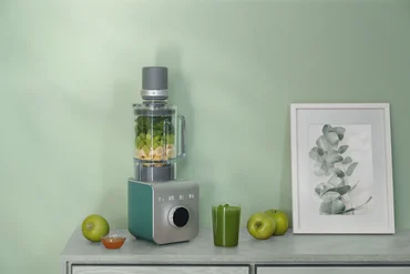 Smeg Stolní mixér high performance plus vakuovací pumpa BLC02, 1,5l, smaragdově zelená