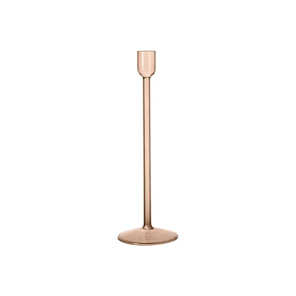 Skleněný svícen Like Home Clay, 25 cm