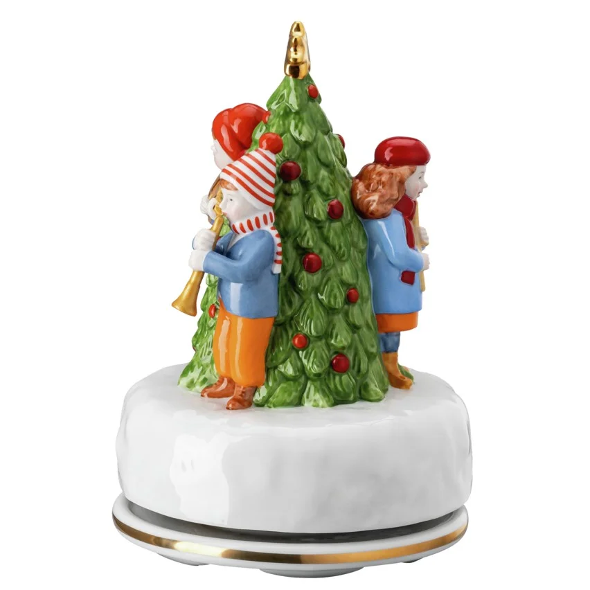 Vánoční hrací skříňka velká, Christmas Sounds, Ø 11,5 cm