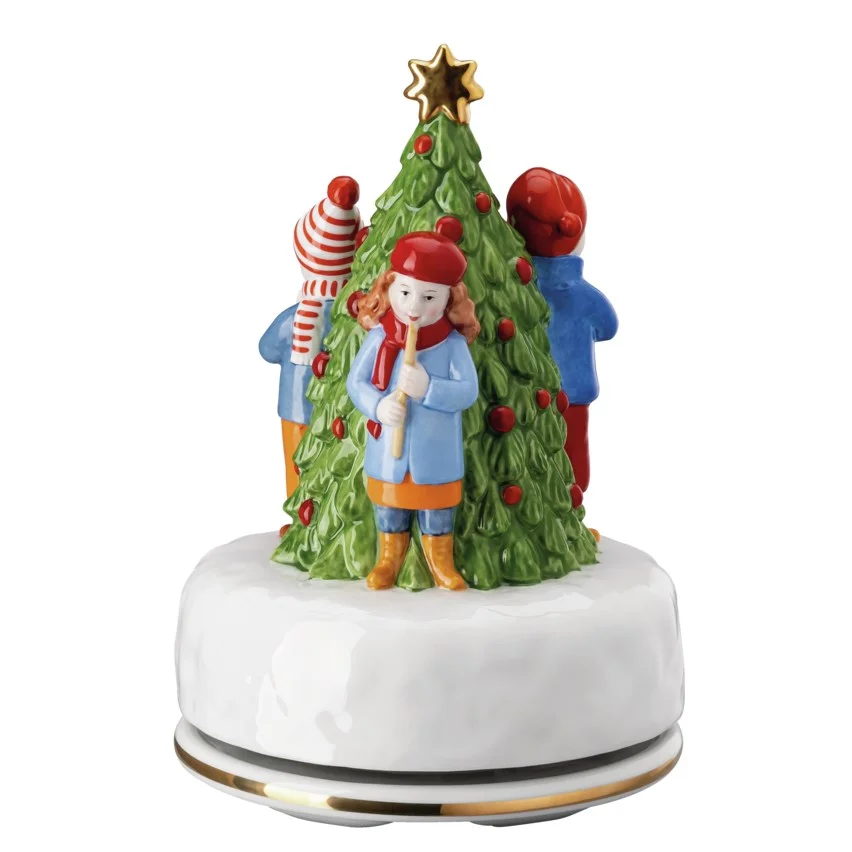 Vánoční hrací skříňka velká, Christmas Sounds, Ø 11,5 cm
