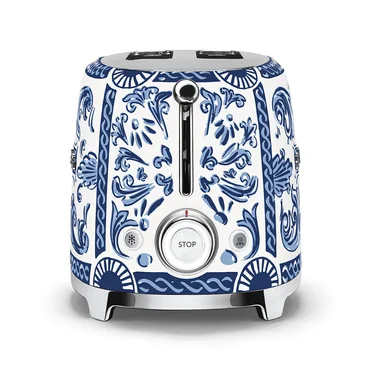 Smeg Dolce&Gabbana Toustovač 2x2 Blu Mediterraneo