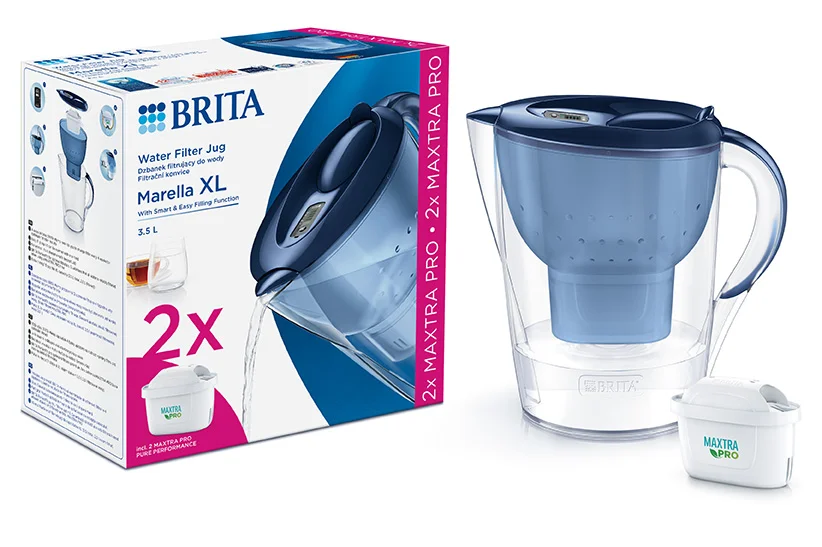 Sada filtrační konvice Marella XL, 3,5 l, modrá + 2 filtry Maxtra Pro Pure Peformance