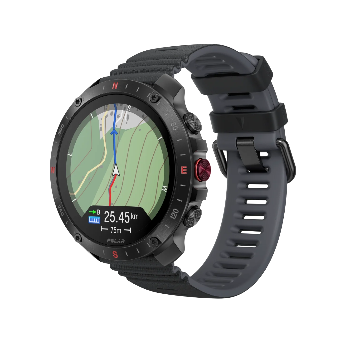 polar_grit-x2-pro-titan_night-black_frontleft_breadcrumb-with-route-guidance_track-up