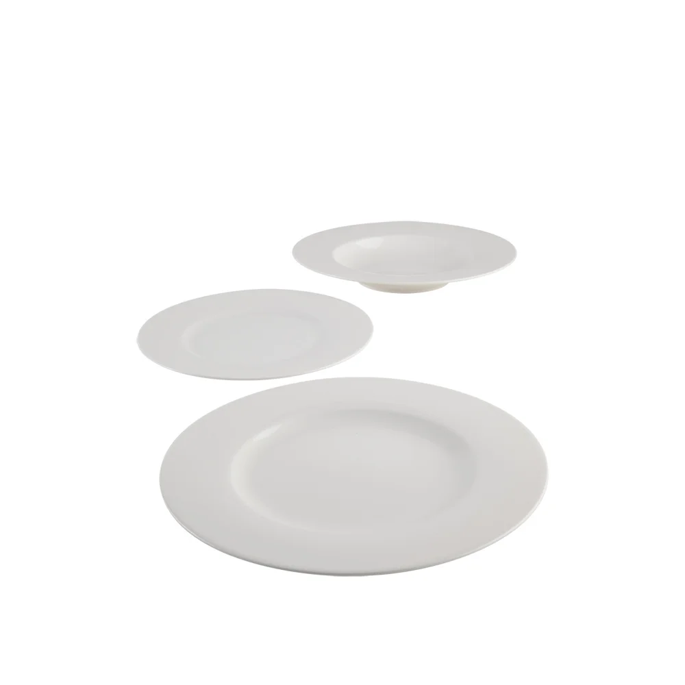 Sada talířů Vivo Basic White, 12 ks