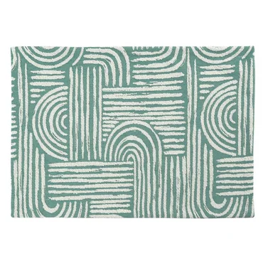 Sander Žakárová prostírka Arcus, 35 x 50 cm, aqua