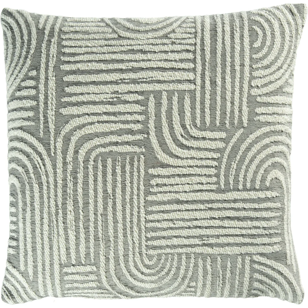 Žakárový povlak na poštář Arcus, 50 x 50 cm, silver grey