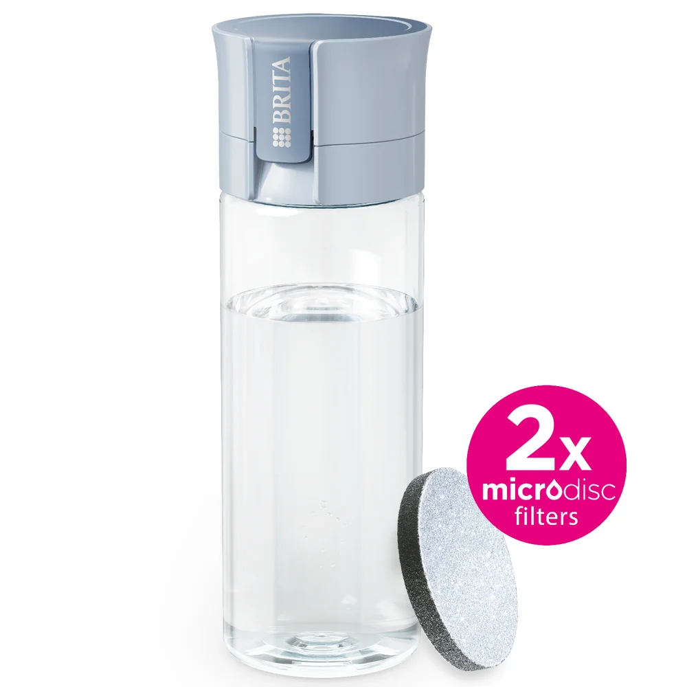 BRITA Fill&Go Vital filtrační láhev na vodu 0,6l, + 2x microdisc, modrá,  2024