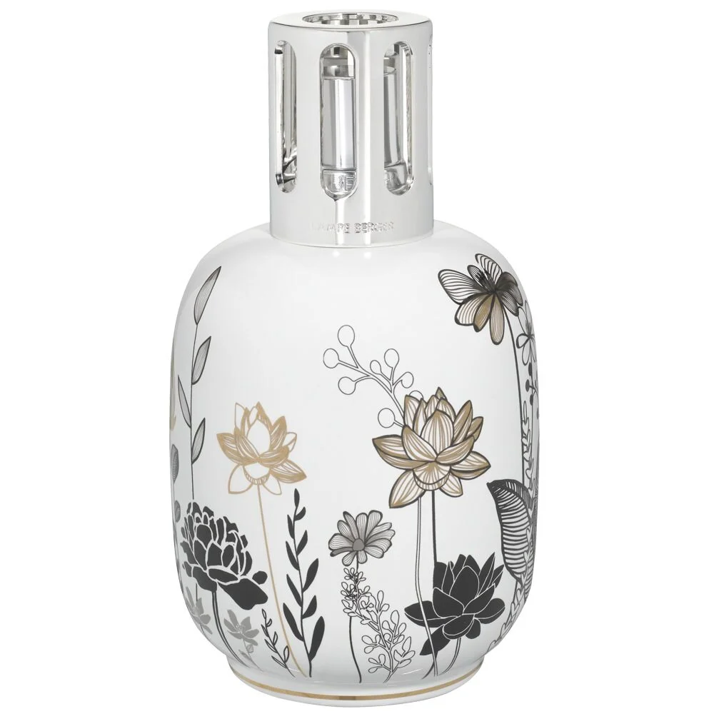 Porcelánová katalytická lampa Vegetale, 490 ml, bílá