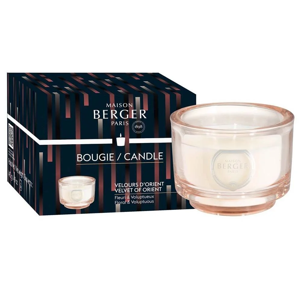 Svíčka Variation s vůní Samet z Orientu, 140 g, nude