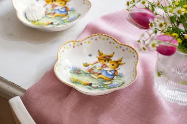 Villeroy & Boch Miska Annual Easter Edition 2025, zajíčci Anna a Max, 16,5 cm