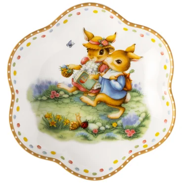 Villeroy & Boch Miska Annual Easter Edition 2025, zajíčci Anna a Max, 16,5 cm
