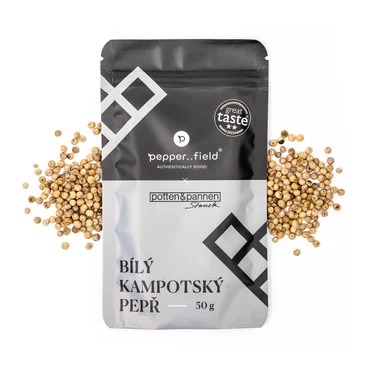 Pepperfield Kampotský pepř bílý, 50g