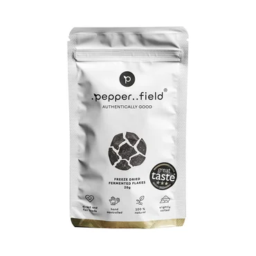 Pepperfield Pepper flakes - vločky mrazem sušeného fermentovaného Kampotského pepře 20 g