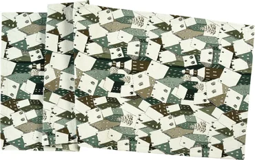 Sander Běhoun na stůl Rooftop, 50 x 140 cm, eucalyptus/taupe
