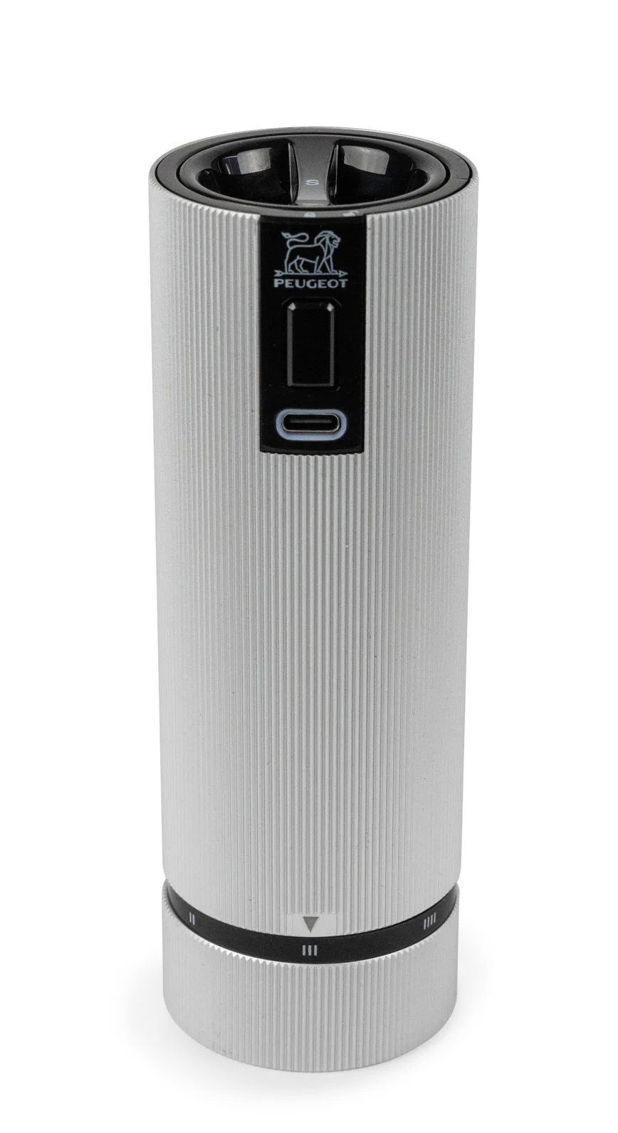 Elektrický dobíjecí mlýnek na sůl Line u´Select, 15 cm, hliníková