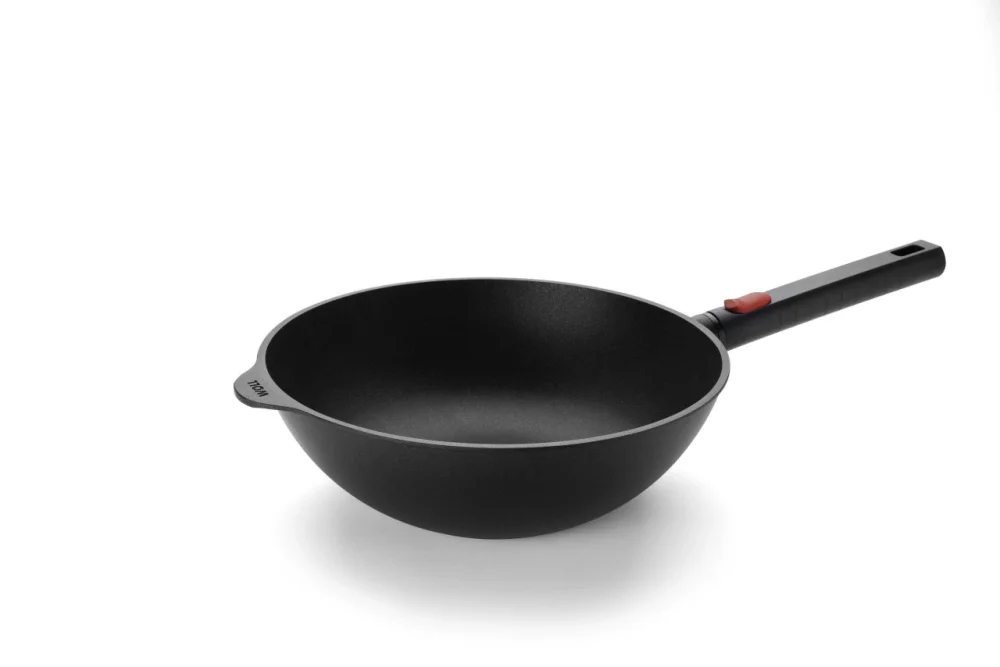 Nepřilnavá wok pánev Eco Logic QXR s odnímatelnou rukojetí, 28 cm