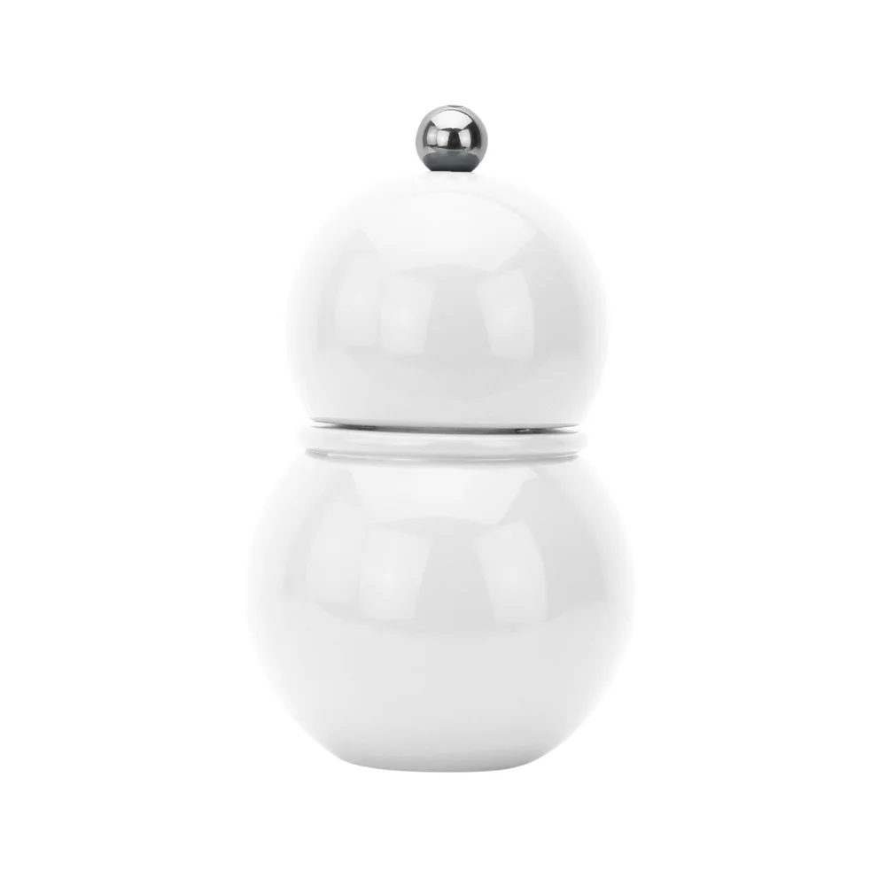 Mlýnek na sůl nebo pepř Chubbie, 12 cm, bílá